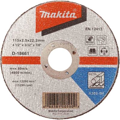 Makita A41 Flat Metal Cutting Disc 115mm