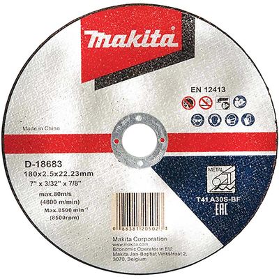 Makita A41 Flat Metal Cutting Disc 180mm