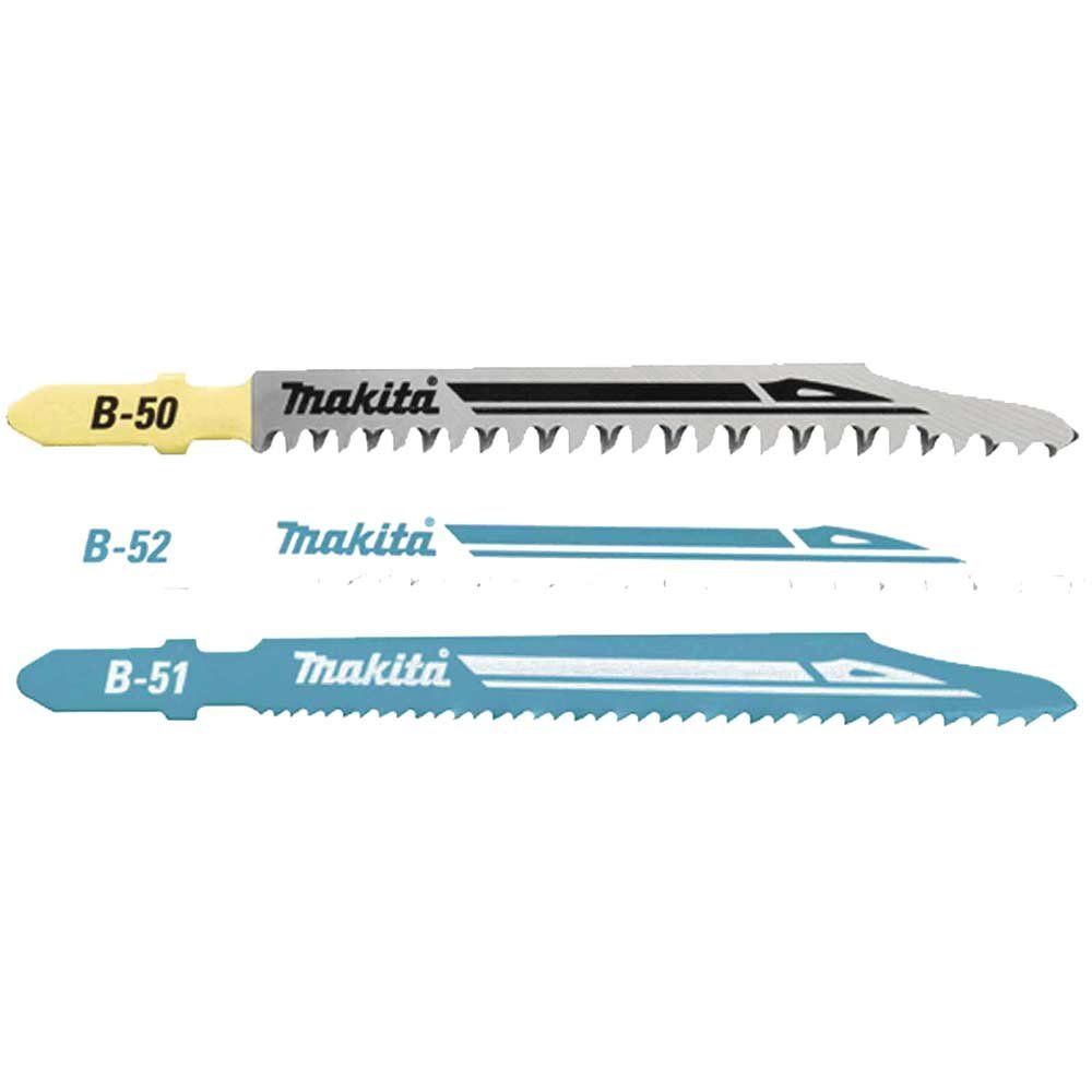 Makita 3 Piece Super Express Assorted Jigsaw Blade Set - Image 1
