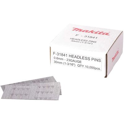 Makita 23 Gauge HeadLess Mini Pin 30mm Pack of 10000