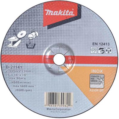 Makita A24R Long Life Metal Depressed Grinding Disc 230mm