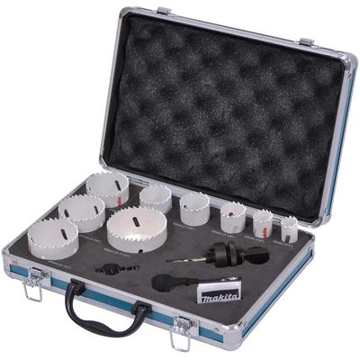 Makita 12 Piece Electricians Bi Metal Hole Saw Set