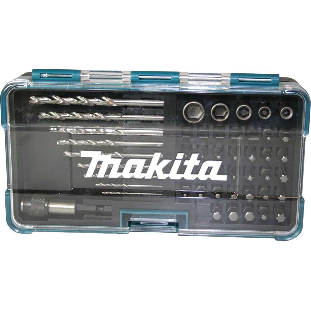 Makita 48 Piece Hss-G Drill Bit and Socket Set - Image 1