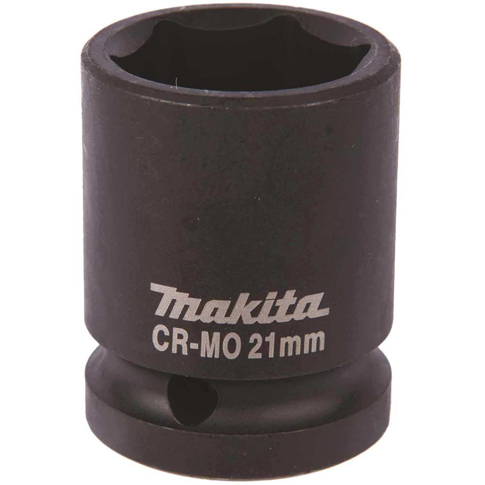 Makita 1/2" Drive CR-MO Hexagon Impact Socket Metric 1/2" 21mm - Image 1