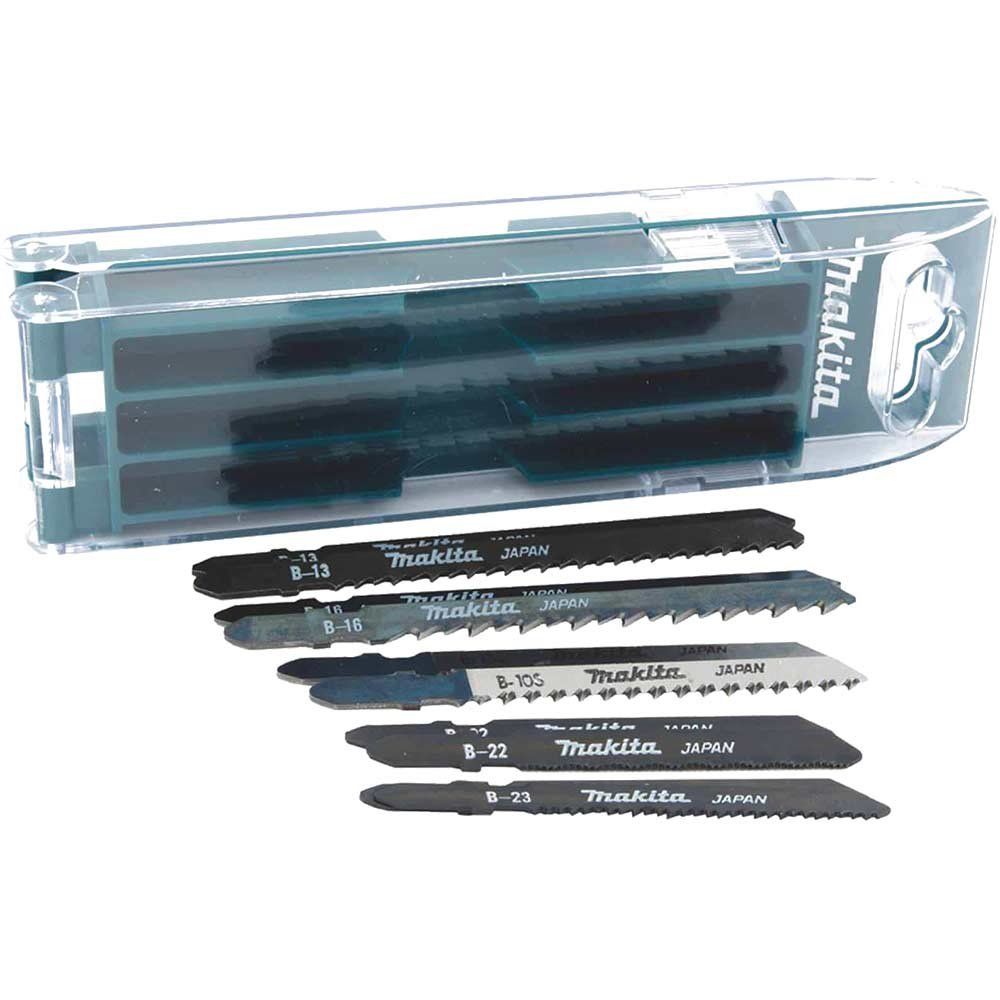 Makita 10 Piece Metal and Wood Cutting Jigsaw Blade Set - Image 1
