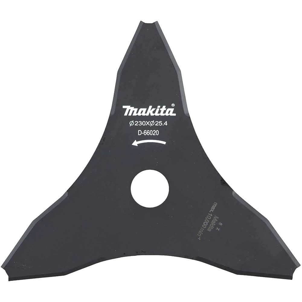 Makita Genuine D-66020 Brush Cutter Tri Blade 230mm for Makita Brush Cutter - Image 1