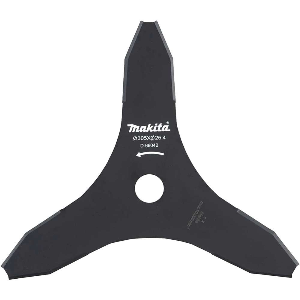 Makita Genuine D-66042 Brush Cutter Tri Blade 305mm for Makita Brush Cutter - Image 1