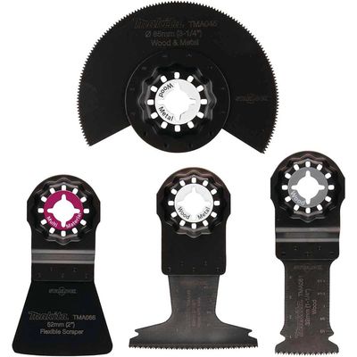 Makita 4 Piece Starlock Flooring Multitool Oscillating Blades Set