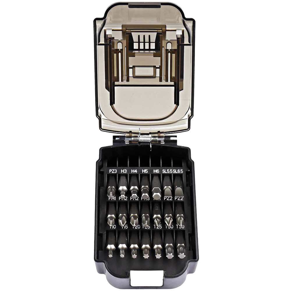 Makita 21 Piece ScrewDriver Bit Set in Battery Case - Image 1