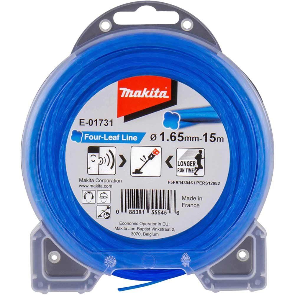 Makita Four Leaf Nylon Grass Trimmer Cord 1.6mm 15m - Image 1