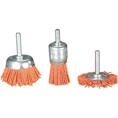 Makita 3 Piece Nylon Brush Set Coarse