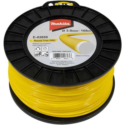Makita Heavy Duty Trim Pro Yellow Grass Trimmer Line 3mm 168m