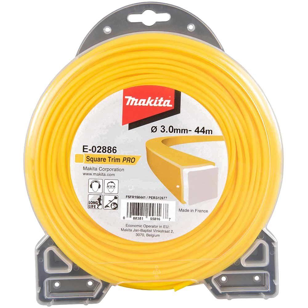 Makita Square Trim Pro Yellow Grass Trimmer Line 3mm 44m - Image 1