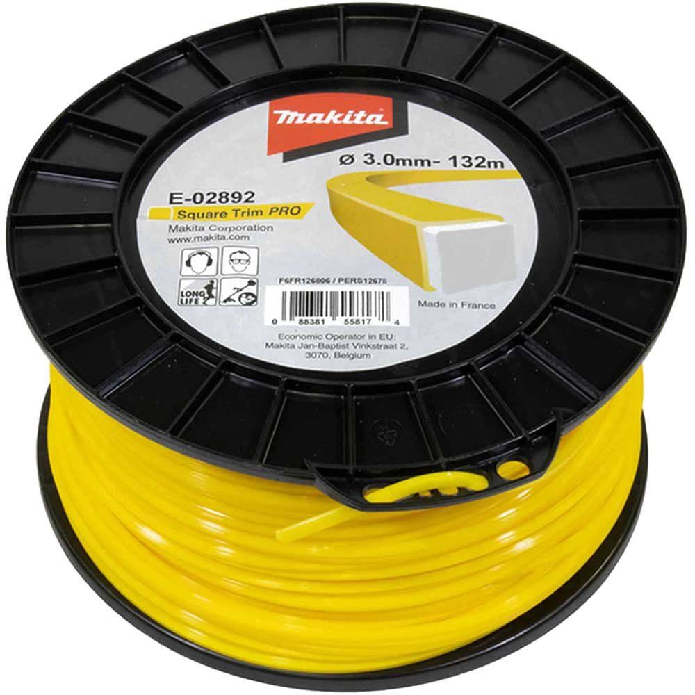 Makita Square Trim Pro Yellow Grass Trimmer Line 3mm 132m - Image 1