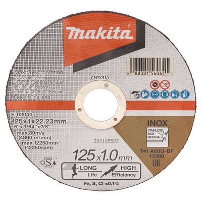 Makita A60U Thin Stainless Steel Cutting Discs