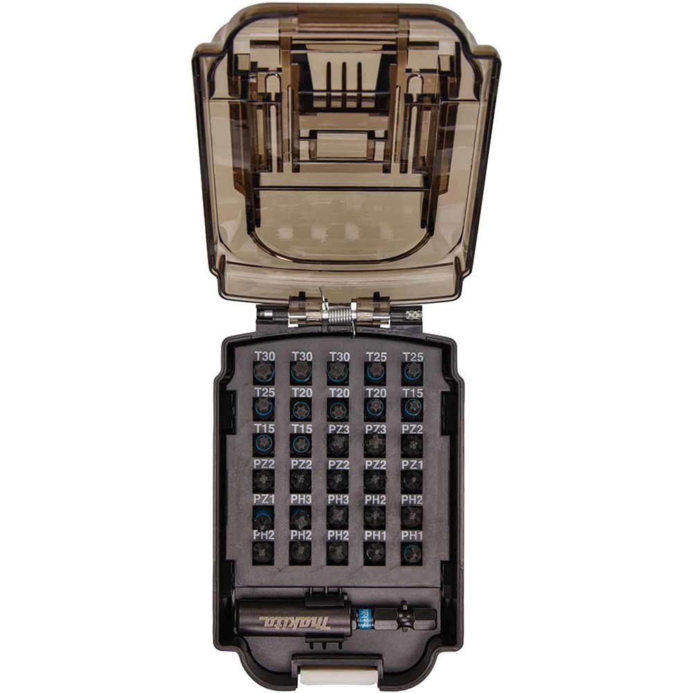 Makita 31 Piece Impact Black Screwdriver Bit Set - Image 1