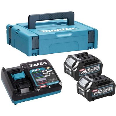 Makita 191J85-8 40v Max XGT Cordless 2 Battery 2.5ah and Charger Kit 2.5ah