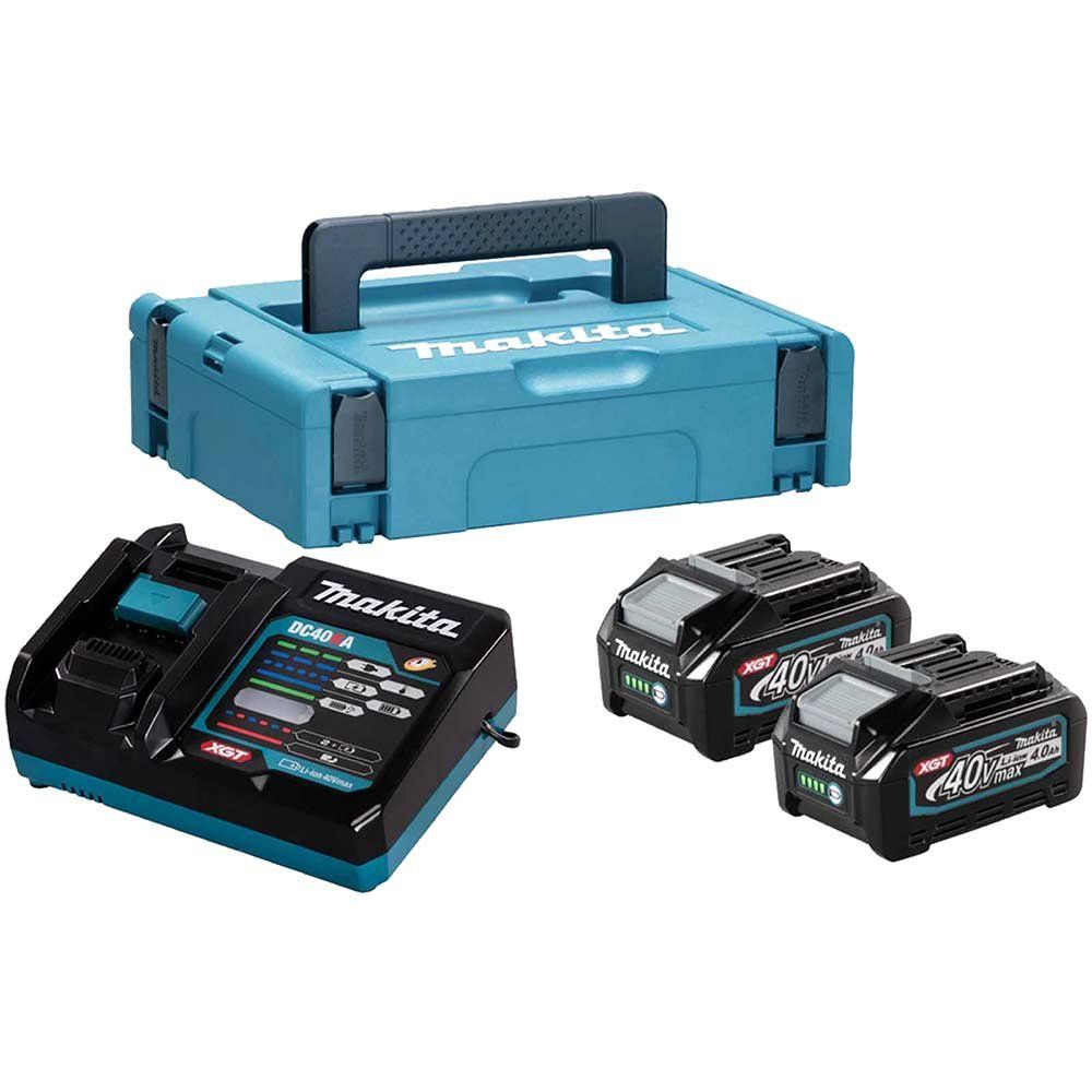 Makita 191M71-7 40v Max XGT Cordless 2 Battery 4ah and 110v Charger Kit 4ah - Image 1