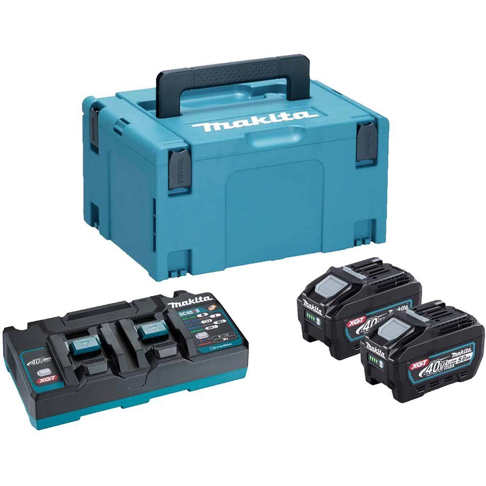 Makita 191U20-2 40v Max XGT Cordless 2 Battery 5ah and Charger Kit 5ah - Image 1