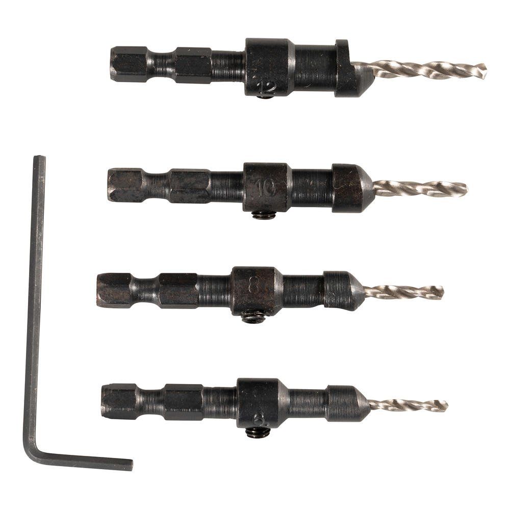 Makita 4 Piece Countersinking Drill Bit Set - Image 1