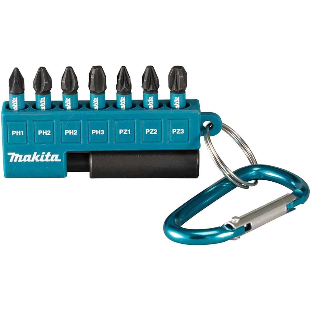 Makita 8 Piece Impact Black Screwdriver Bit Set - Image 1