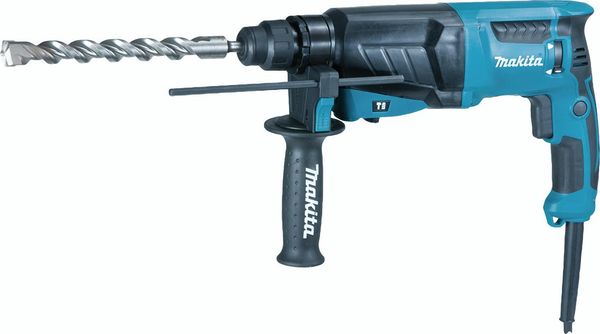 Makita 240V Corded SDS-Plus 3 Mode Rotary Hammer Drill One Touch Chuck HR2630/2