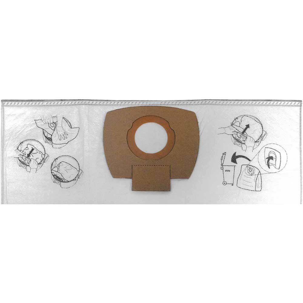 Makita Genuine Fleece Dust Bags for VC Series Dust Extractors Pack of 5 - Image 1