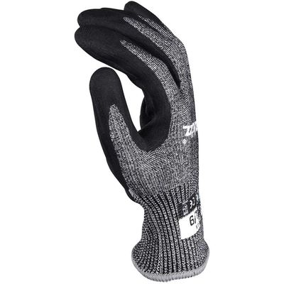 Makita Advanced FitKnit Cut Level 7 Nitrile Coated Dipped Gloves Black / Grey L Pack of 1