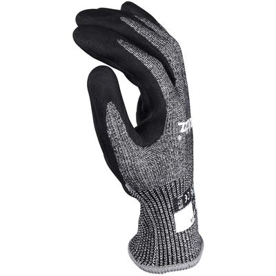 Makita Advanced FitKnit Cut Level 7 Nitrile Coated Dipped Gloves Black / Grey XL Pack of 1