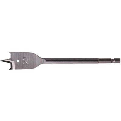 Makita 1/4" Hex Shank Flat Wood Drill Bit 22mm 150mm Pack of 1