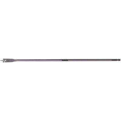 Makita 1/4" Hex Shank Flat Wood Drill Bit 12mm 400mm Pack of 1