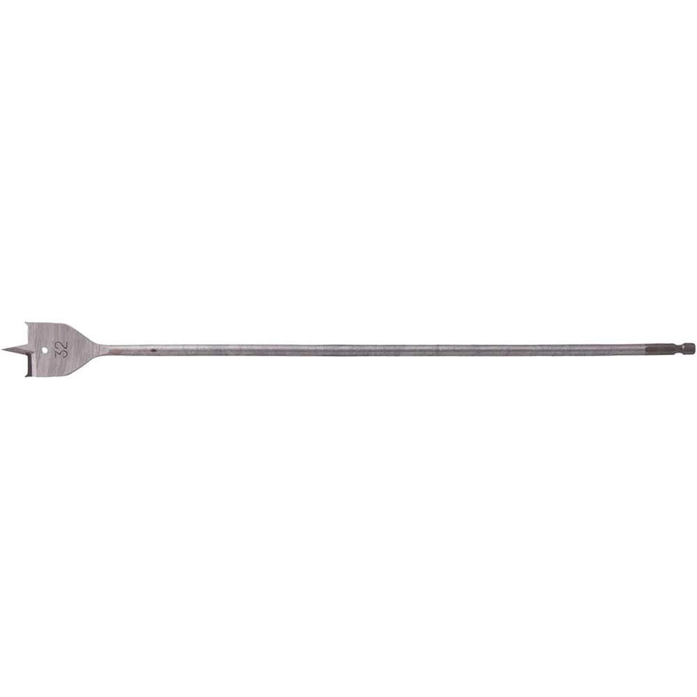 Makita 1/4" Hex Shank Flat Wood Drill Bit 32mm 400mm Pack of 1 - Image 1