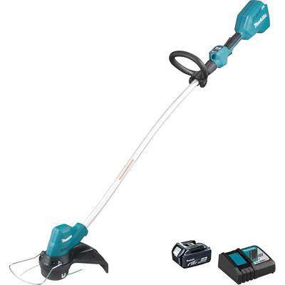Makita DUR189 18v LXT Cordless Brushless Line Trimmer 300mm 1 x 5ah Li-ion Battery Charger