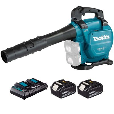 Makita DUB363 Twin 18v LXT Cordless Brushless Blower & Vacuum 2 x 6ah Li-ion Battery Charger