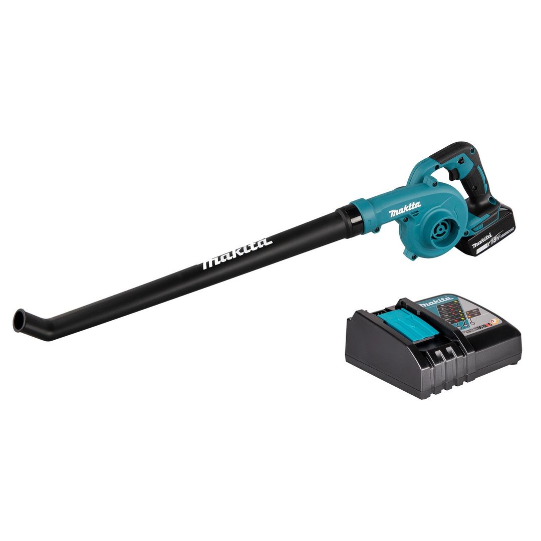 Makita DUB186 18v LXT Cordless Leaf Blower 1 x 5ah Li-ion Battery Charger - Image 1