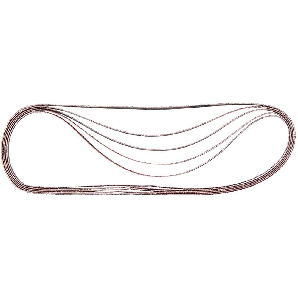 Makita 6mm x 533mm Abrasive Sanding Belt 6mm X 533mm 80g Pack of 5 - Image 1