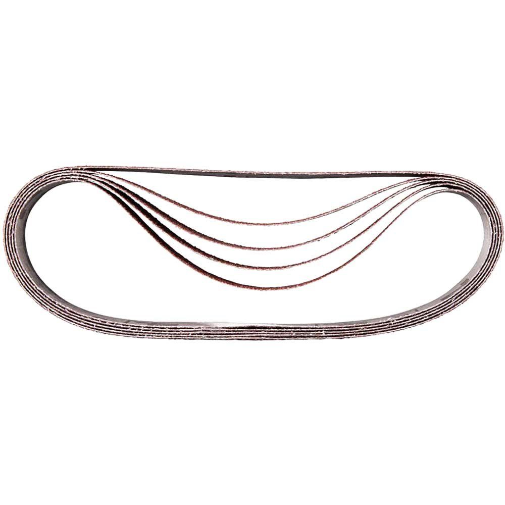Makita 30mm x 533mm Aluminium Oxide Sanding Belt 30mm x 533mm 100g Pack of 5 - Image 1
