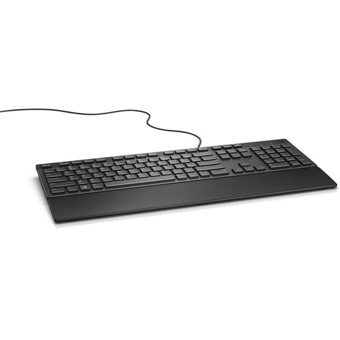 DELL KB216. Keyboard form factor: Full-size (100%). Keyboard style: Straight. Connectivity technology: Wired Device interface: USB Keyboard layout: QWERTY Recommended usage: Universal. Product colour: Black - Image 1