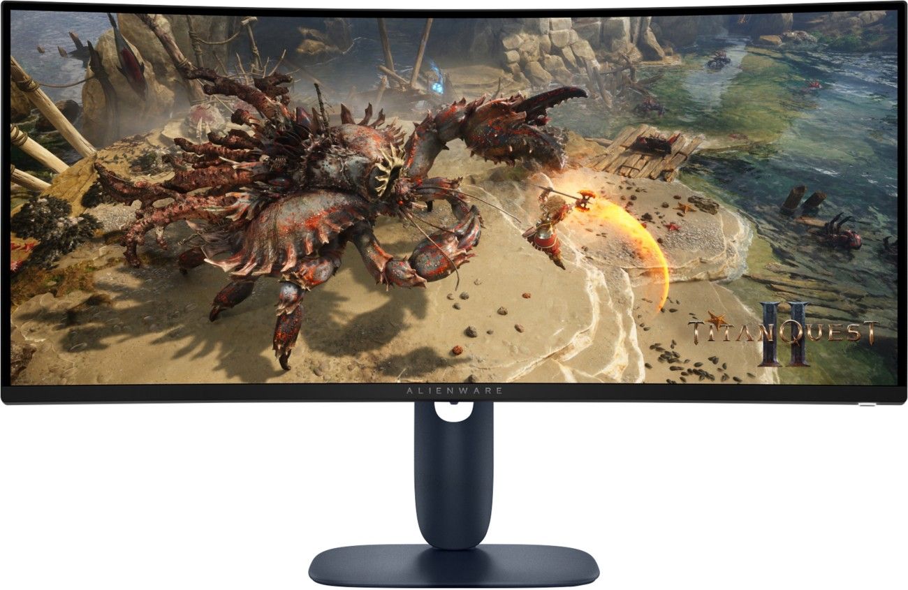 Alienware 34" Wide Quad HD Curved Gaming Monitor (AW3425DWM) - Image 1