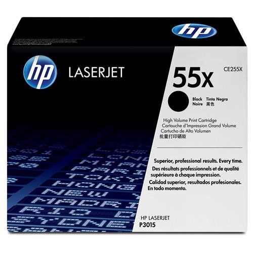 HP 55X High Yield Black Original LaserJet Toner Cartridge - Image 1