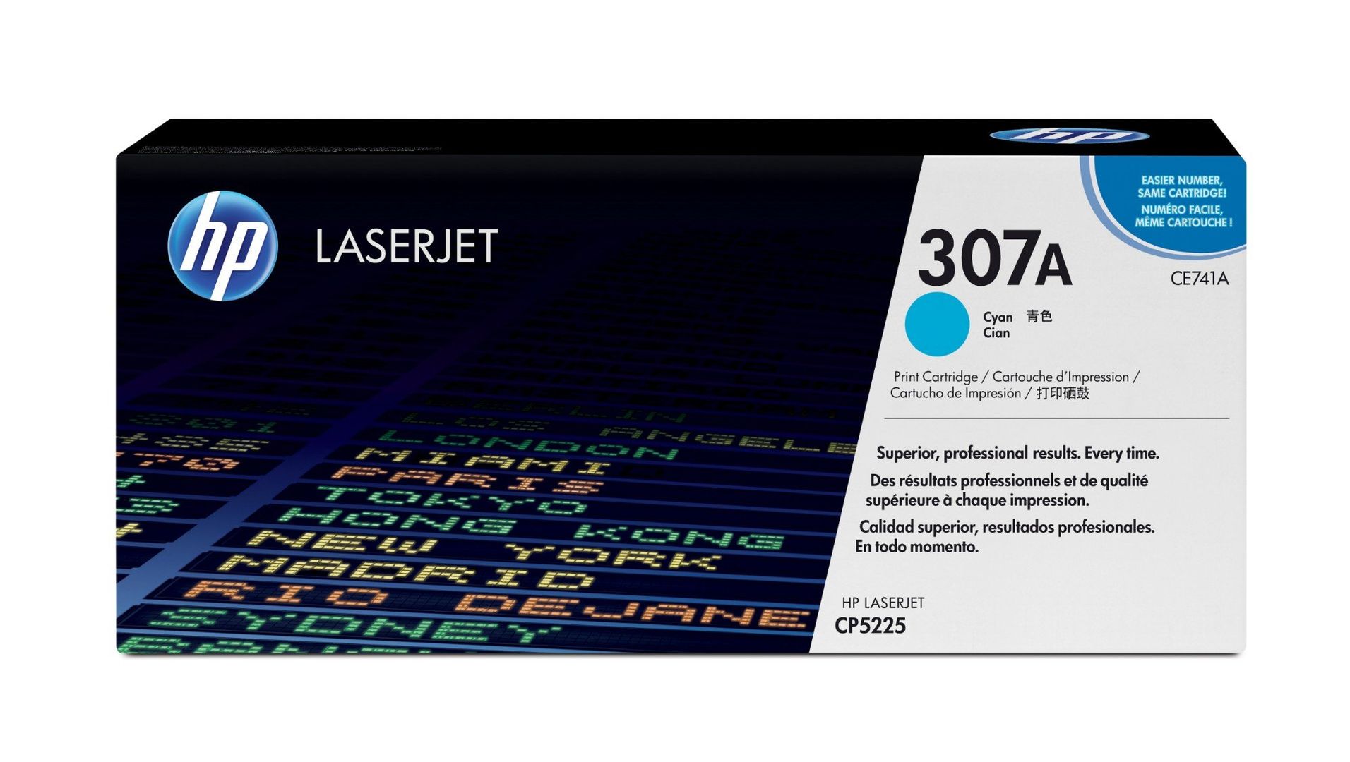 HP 307A Cyan Original LaserJet Toner Cartridge - Image 1