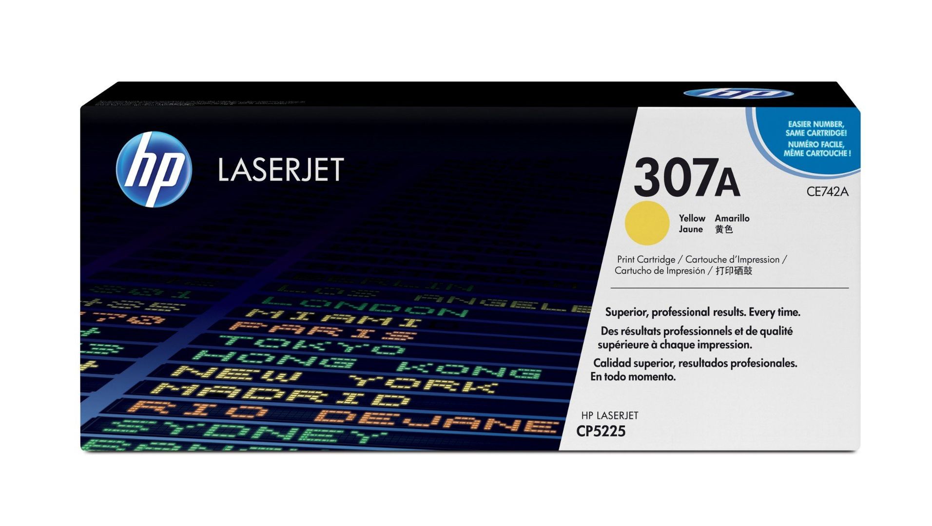 HP 307A Yellow Original LaserJet Toner Cartridge - Image 1