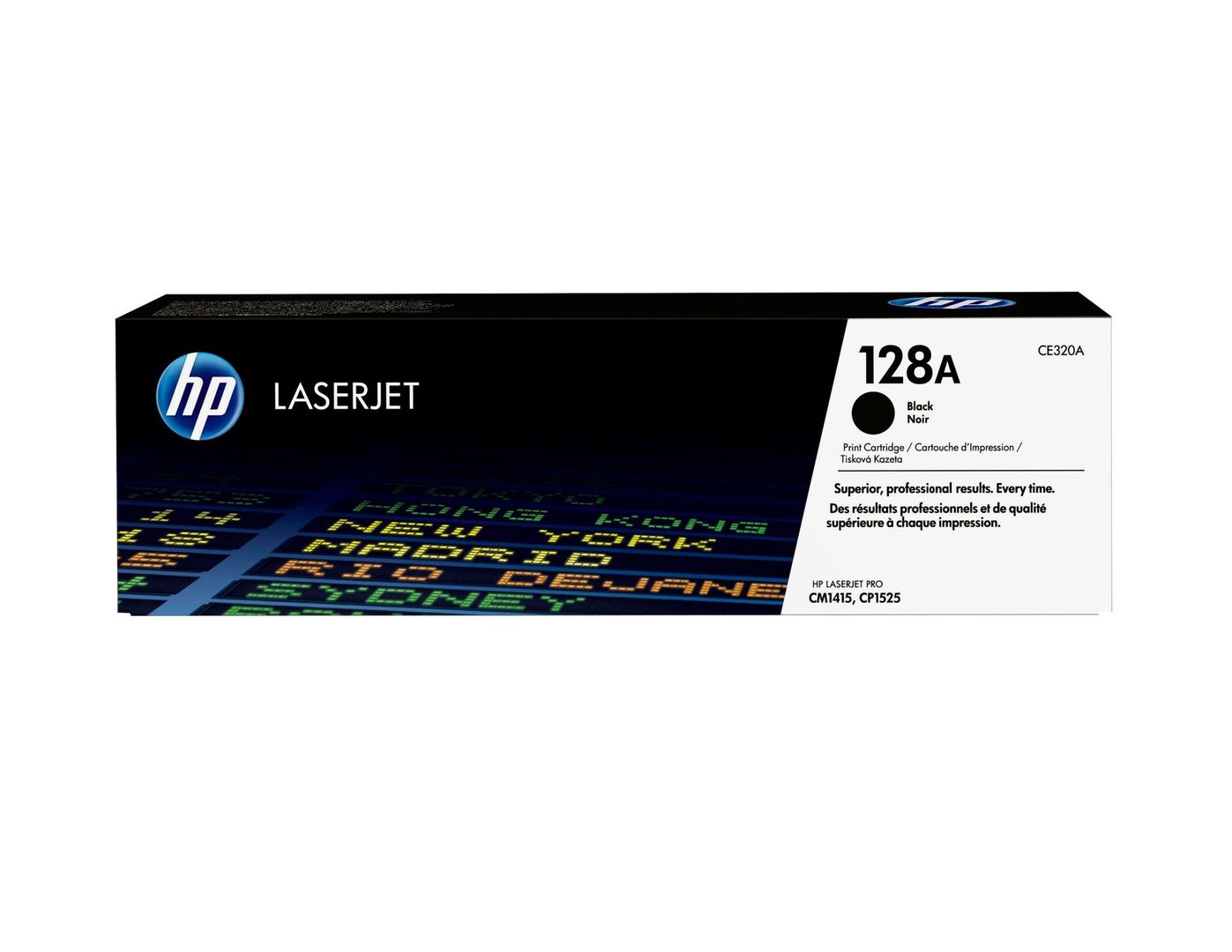 HP 128A Black Original LaserJet Toner Cartridge - Image 1