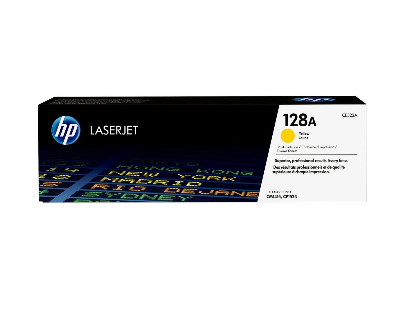 HP 128A Yellow Original LaserJet Toner Cartridge - Image 1