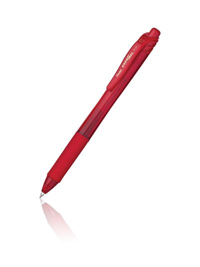 Pentel Energel X Retractable gel pen Red 12 pc(s)