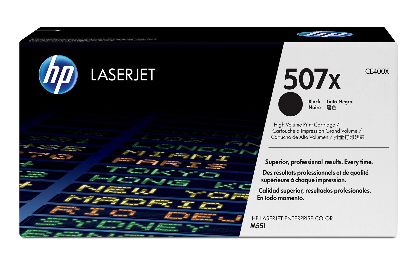 HP 507X High Yield Black Original LaserJet Toner Cartridge - Image 1