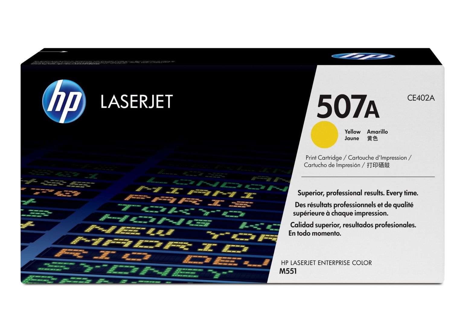 HP 507A Yellow Original LaserJet Toner Cartridge - Image 1