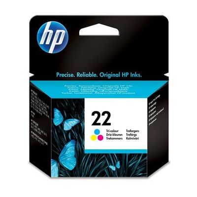 HP 22 Tri-color Original Ink Cartridge