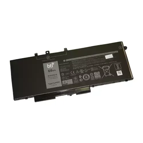 BTI Replacement Battery for Latitude 5580 5480 5280 5290 5490 5491 5495 5591 Precision 3530 7520 replacing OEM part numbers GJKNX 0GJKNX GD1JP FPT1C 5YHR4 451-BBZG // 7.6V 8560mAh 68Whr - Image 1