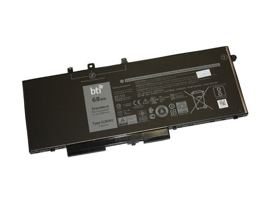 BTI Replacement Battery for Latitude 5580 5480 5280 5290 5490 5491 5495 5591 Precision 3530 7520 replacing OEM part numbers GJKNX 0GJKNX GD1JP FPT1C 5YHR4 451-BBZG // 7.6V 8560mAh 68Whr - Thumbnail 2